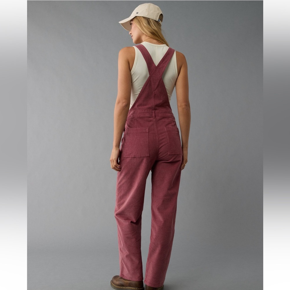 American Eagle Stovepipe Corduroy Overall - Picture 2 of 8